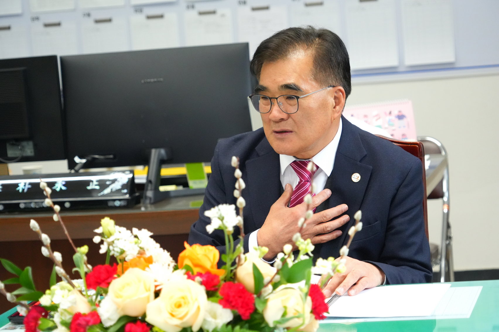 한산면, 열린 군정 군민과의 대화 이미지