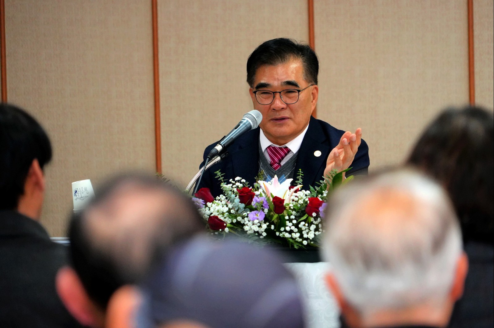 판교면, 군정 군민과의 대화 이미지