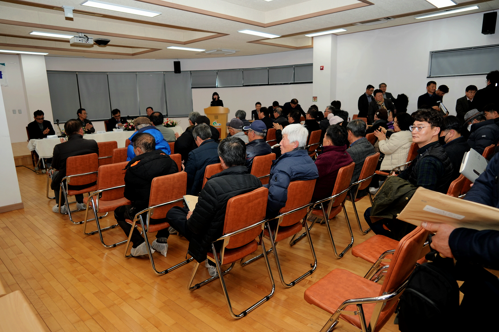 비인면, 열린 군정 군민과의 대화 이미지