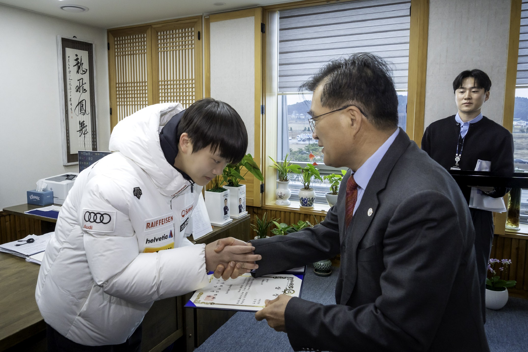 아시아태권도선수권대회 국가대표선발 입상자 격려 이미지