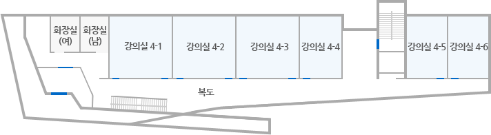 종합교육센터 시설 4층 안내도